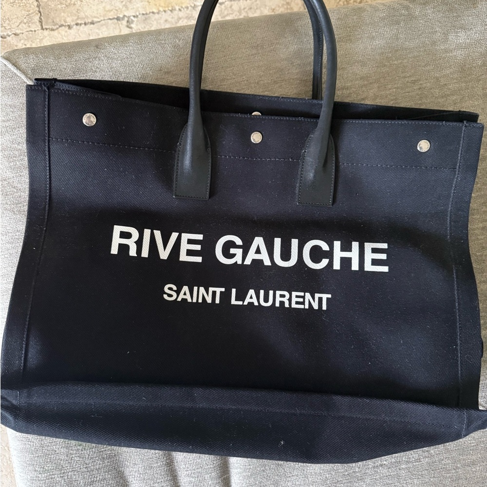 Saint Laurent Rive Gauche Black Tote